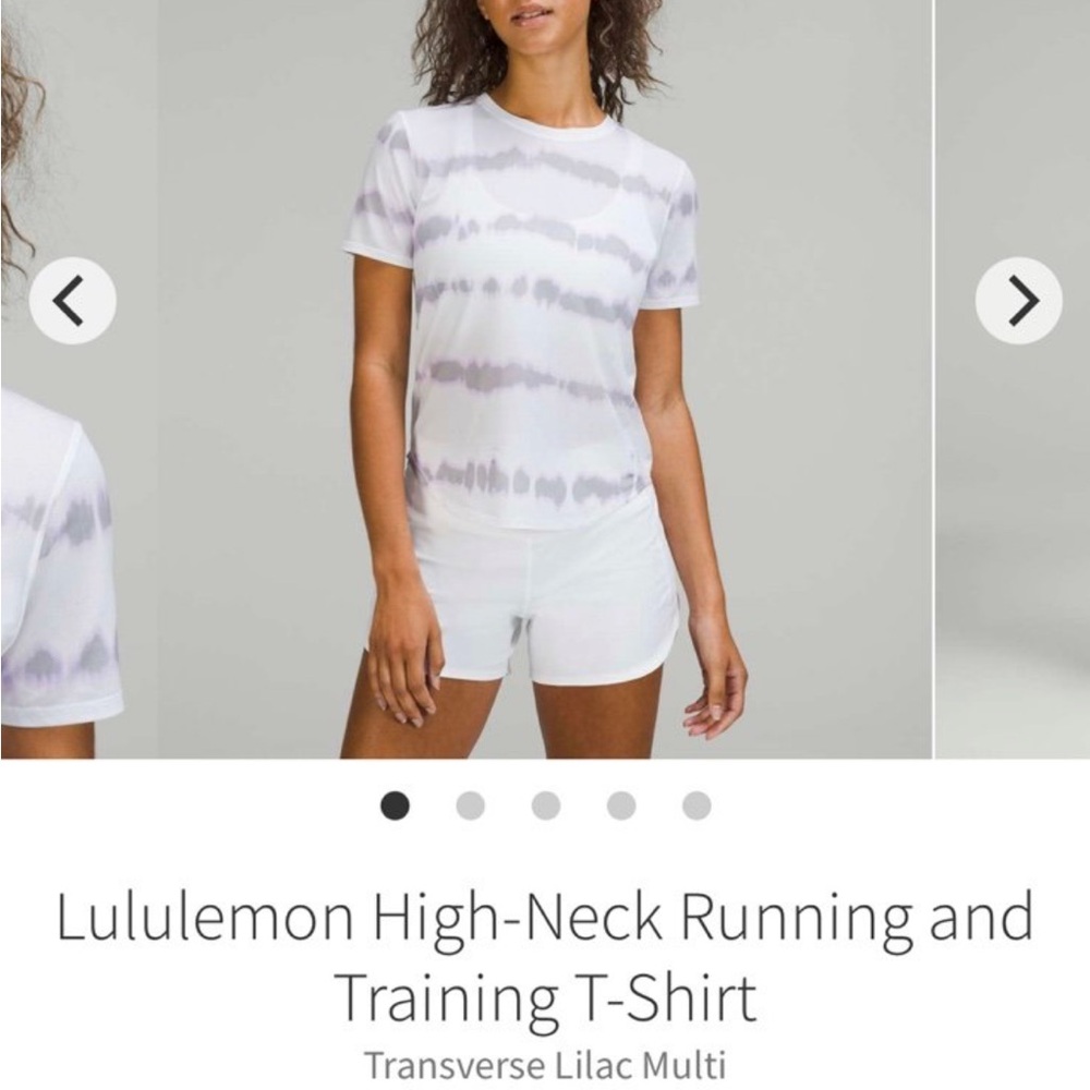 Lululemon high neck running shirt